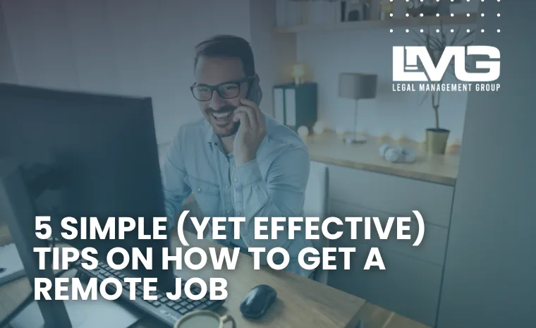 how to get a remote job