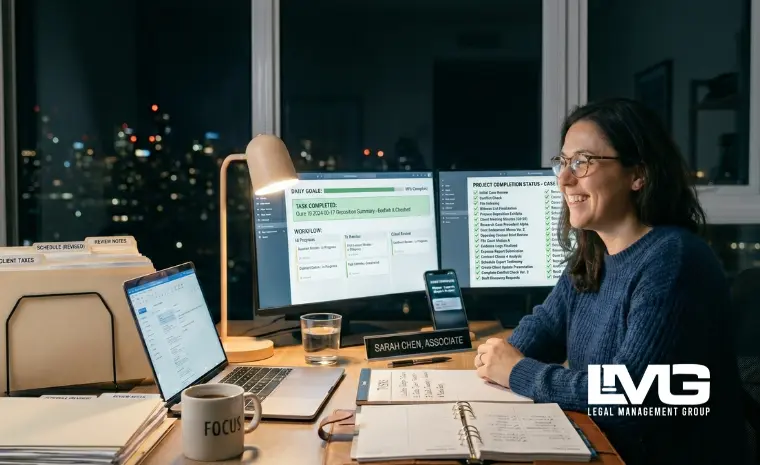 remote work productivity hybrid work legal team